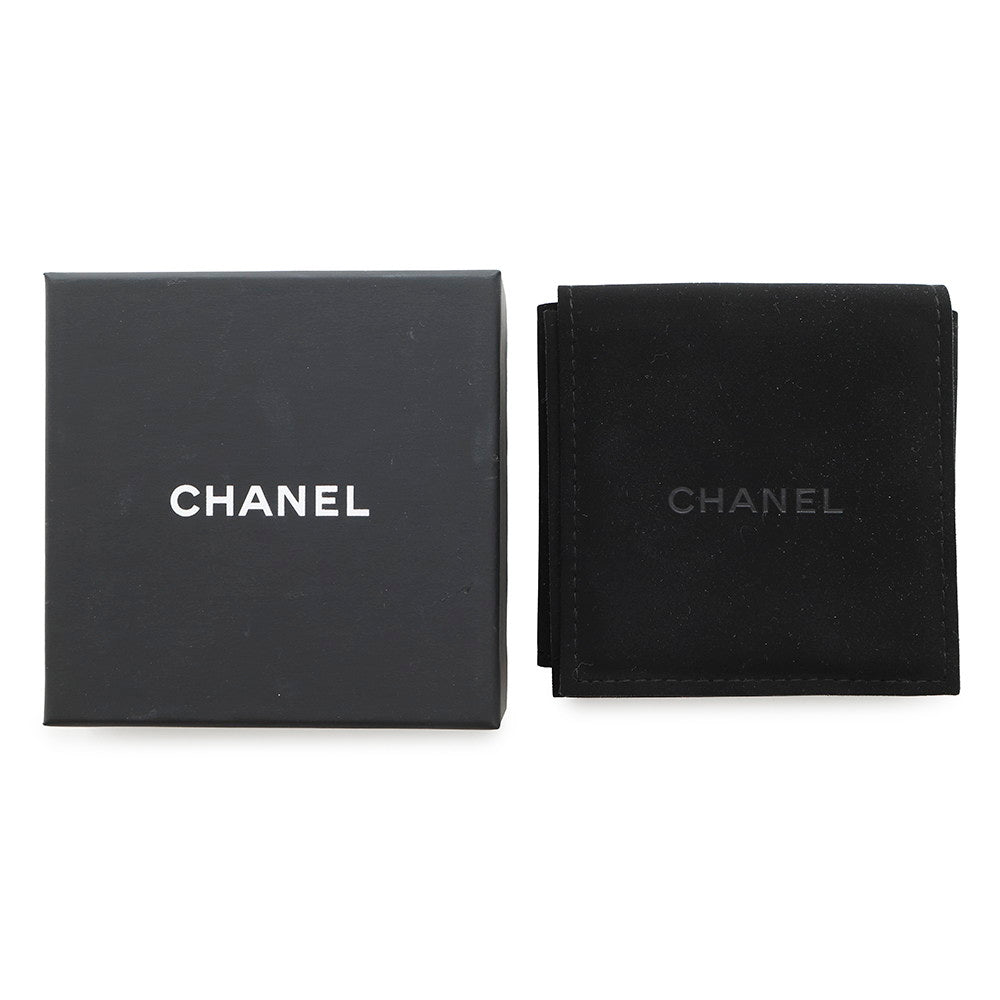 CHANEL Heart motif EarringsAB9926 Metal strass