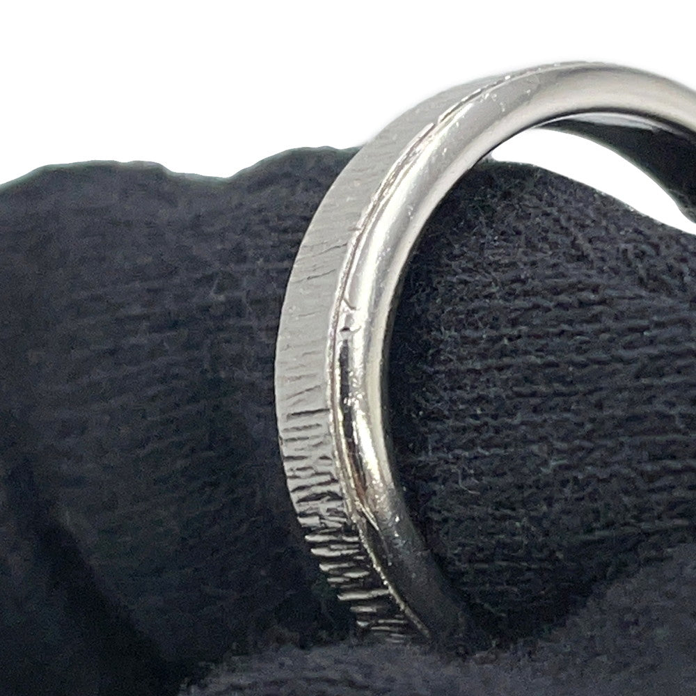 CHANEL CC Logo Ring Size Approximately13 Metal strass