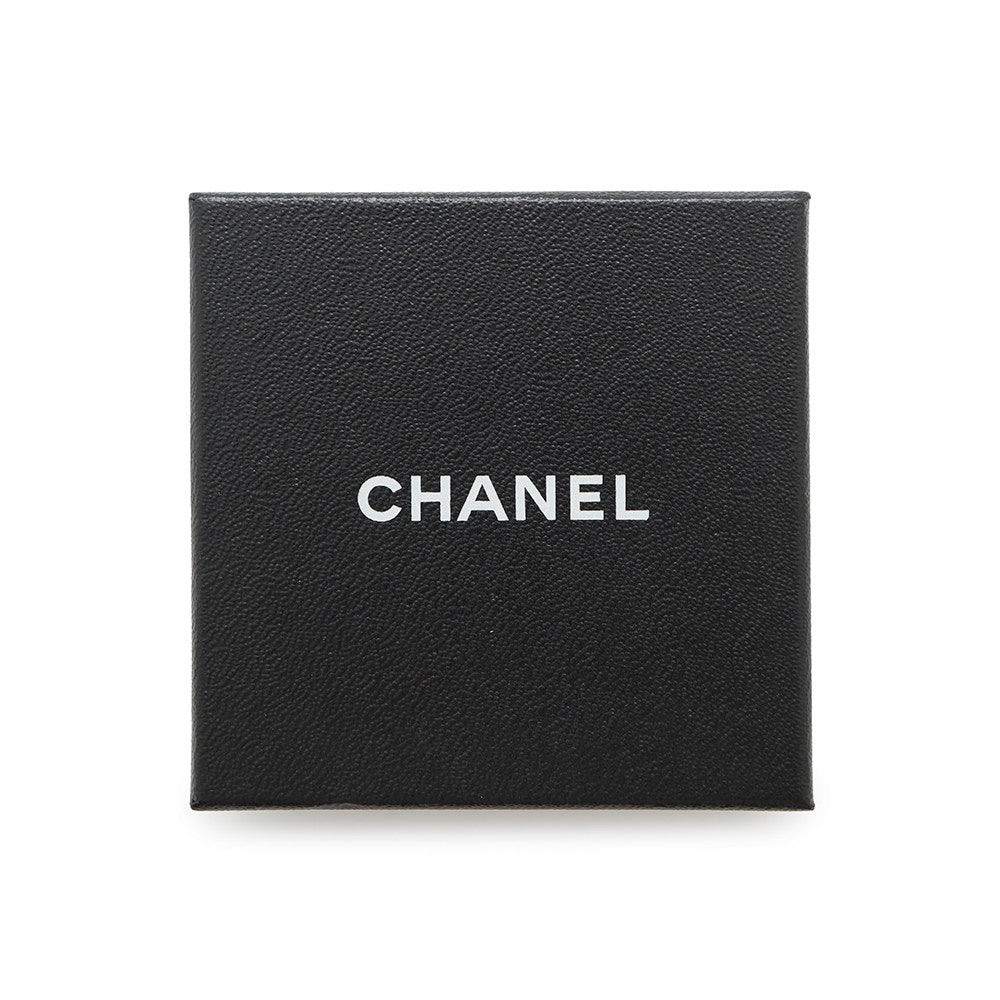 CHANEL CC Logo Ring Size Approximately13 Metal strass