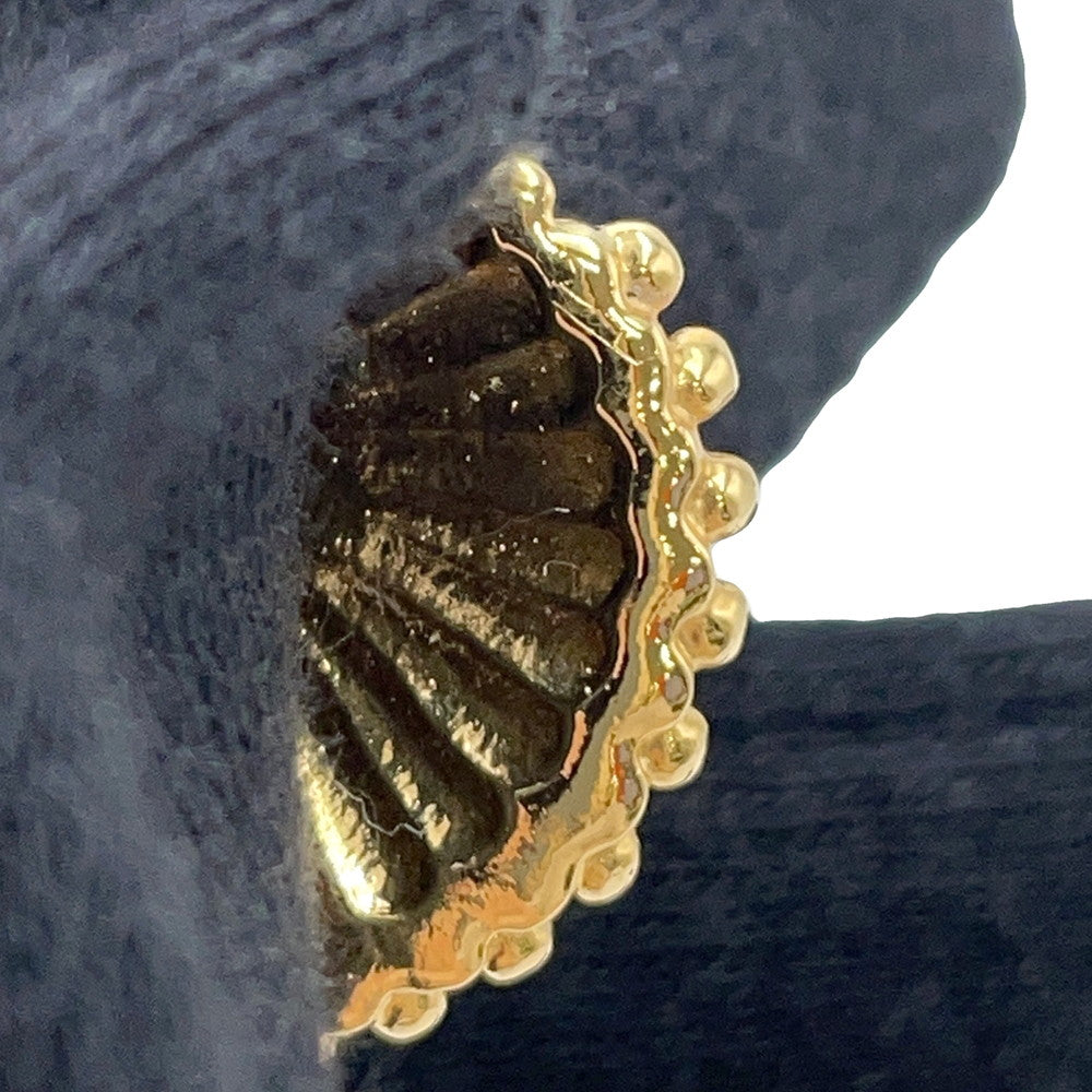CHANEL Seashell CC Logo EarringsABA066 Metal strass
