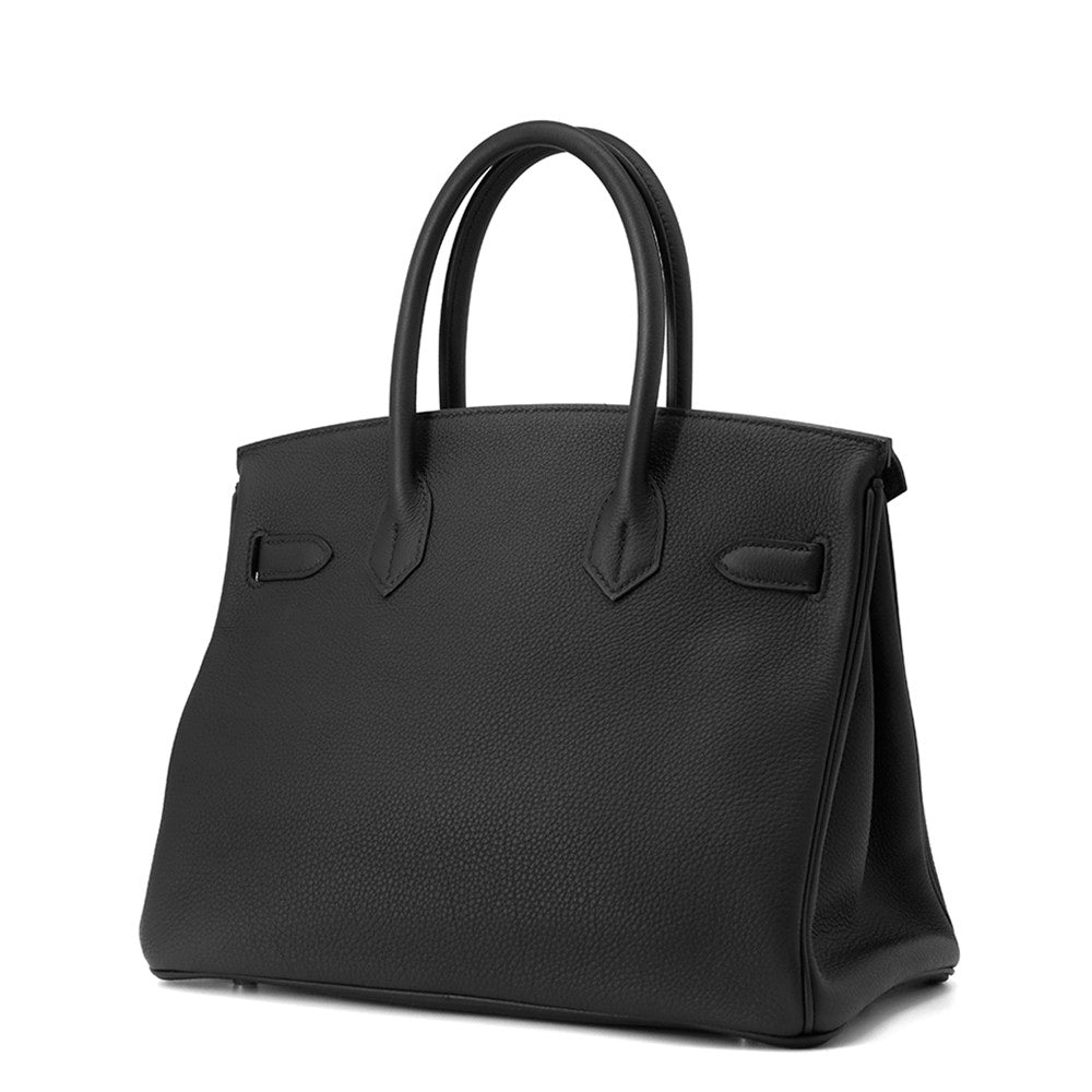 HERMES Birkin Black Togo Leather Size 30