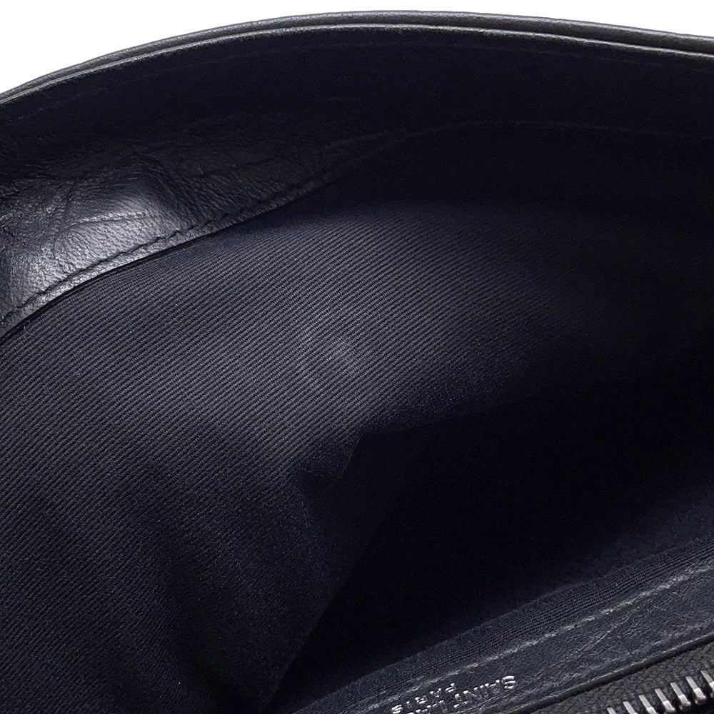 SAINT LAURENT PARIS ChainShoulder Bag Black574106 Embossed Leather