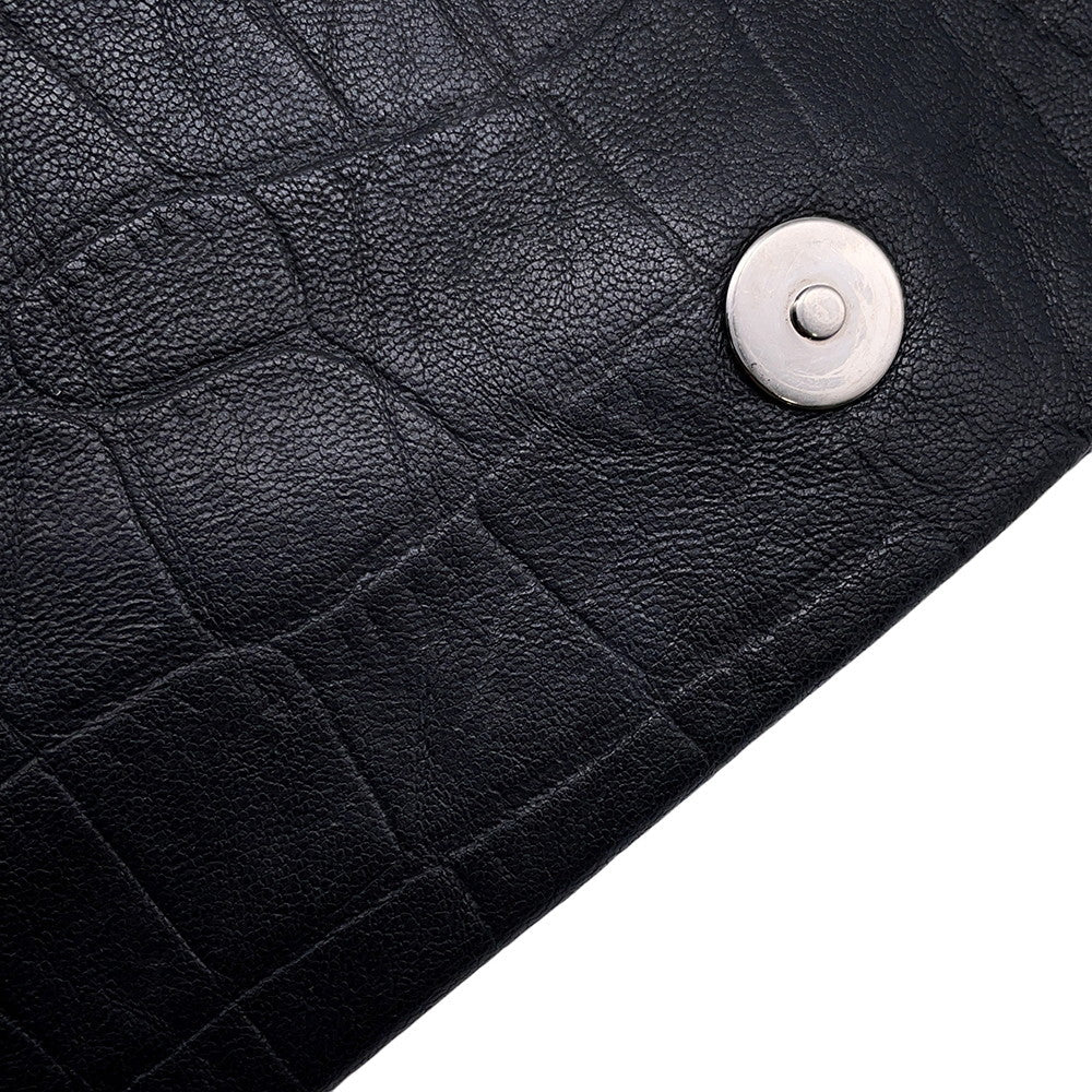 SAINT LAURENT PARIS ChainShoulder Bag Black574106 Embossed Leather
