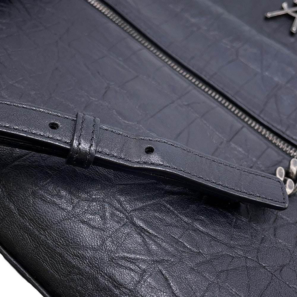 SAINT LAURENT PARIS ChainShoulder Bag Black574106 Embossed Leather