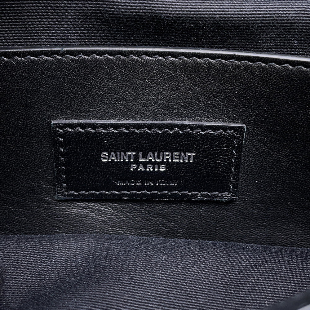 SAINT LAURENT PARIS ChainShoulder Bag Black574106 Embossed Leather