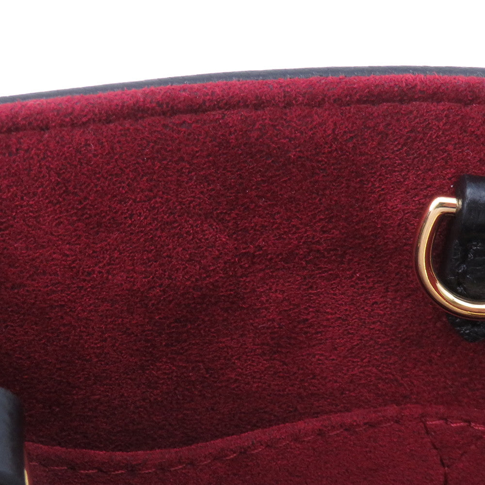 LOUIS VUITTON Onthego Noir/BeigeM45659 Bicolor Monogram Empreinte Leather Size PM