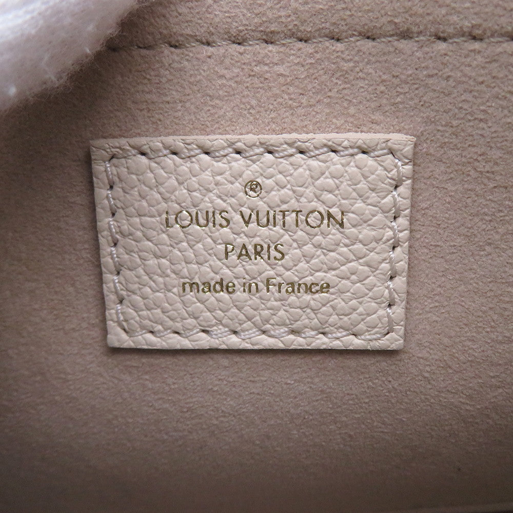 LOUIS VUITTON Speedy Bandouliere Crème/Rose TrianoneM46397 Monogram Empreinte Leather Size 20