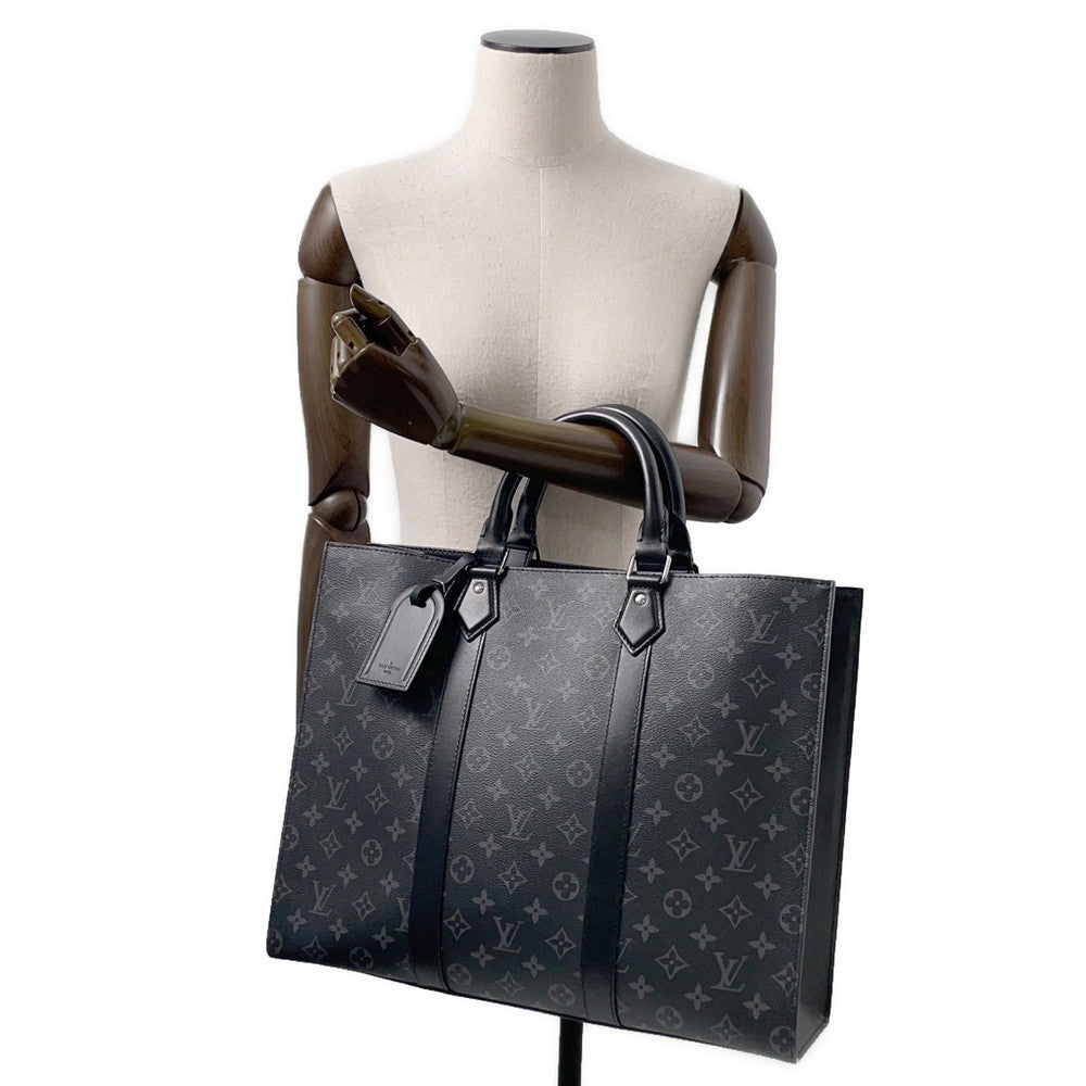 LOUIS VUITTON Sac Plat 24H BlackM47059 Monogram Eclipse
