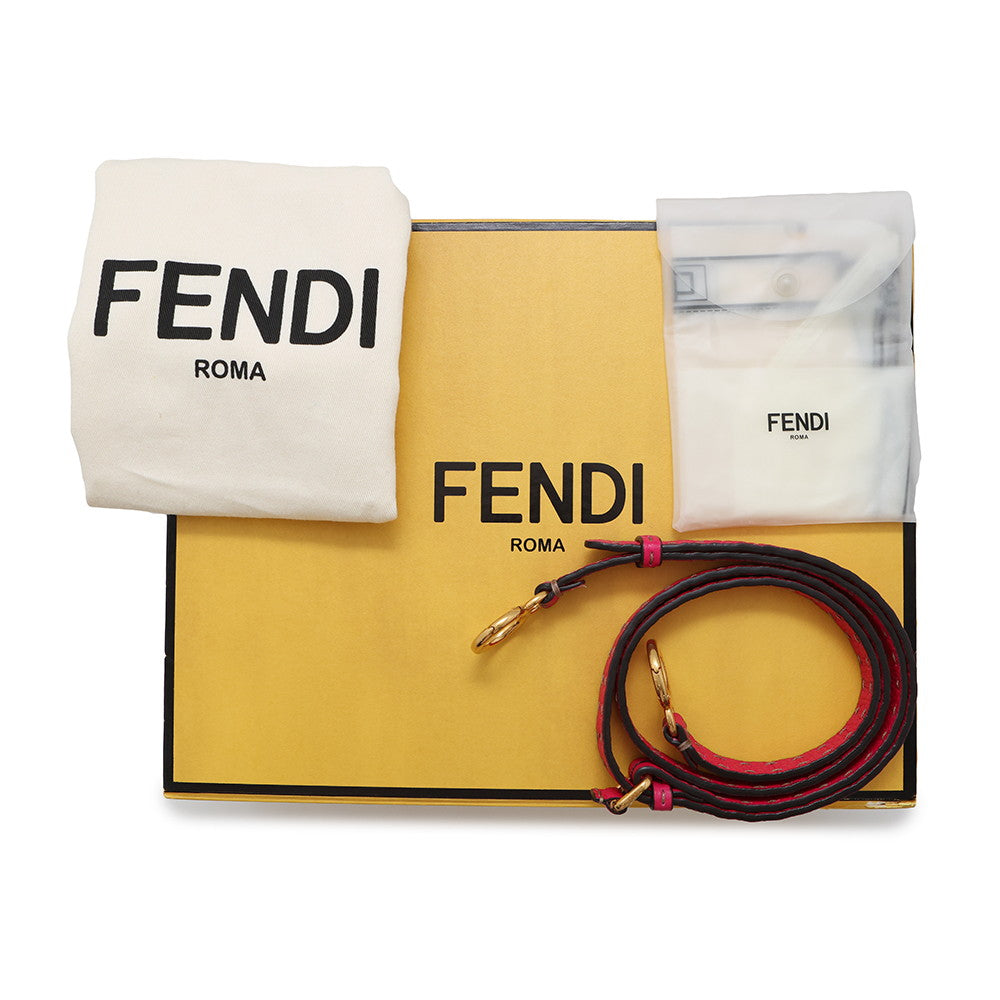 FENDI Selleria Peekaboo 2wayBag Pink8BN244 Leather Size Mini