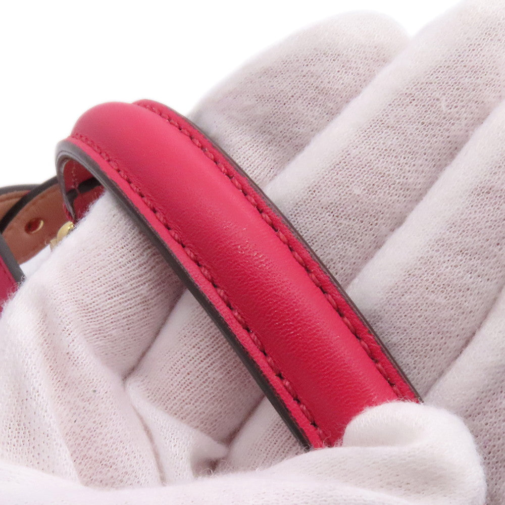 FENDI Peekaboo I see you Pink8BN327 Leather Size Small