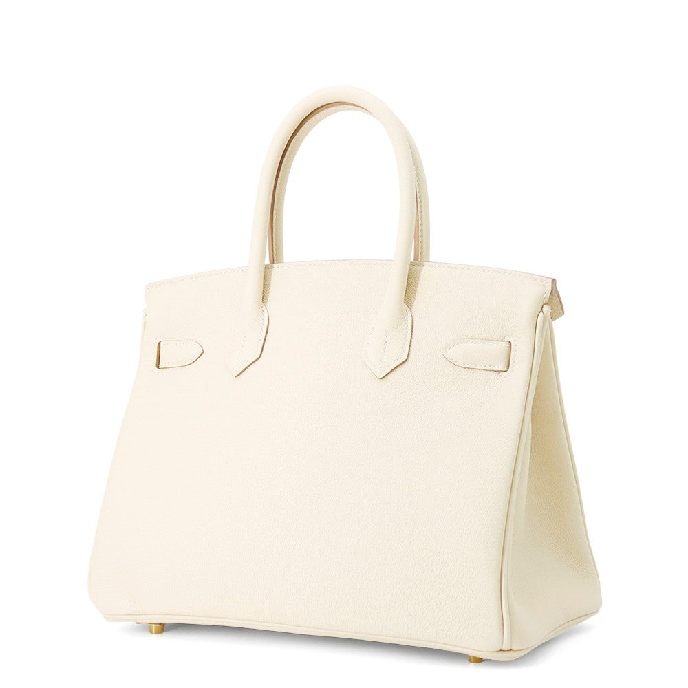 HERMES Birkin Craie Togo Leather Size 30