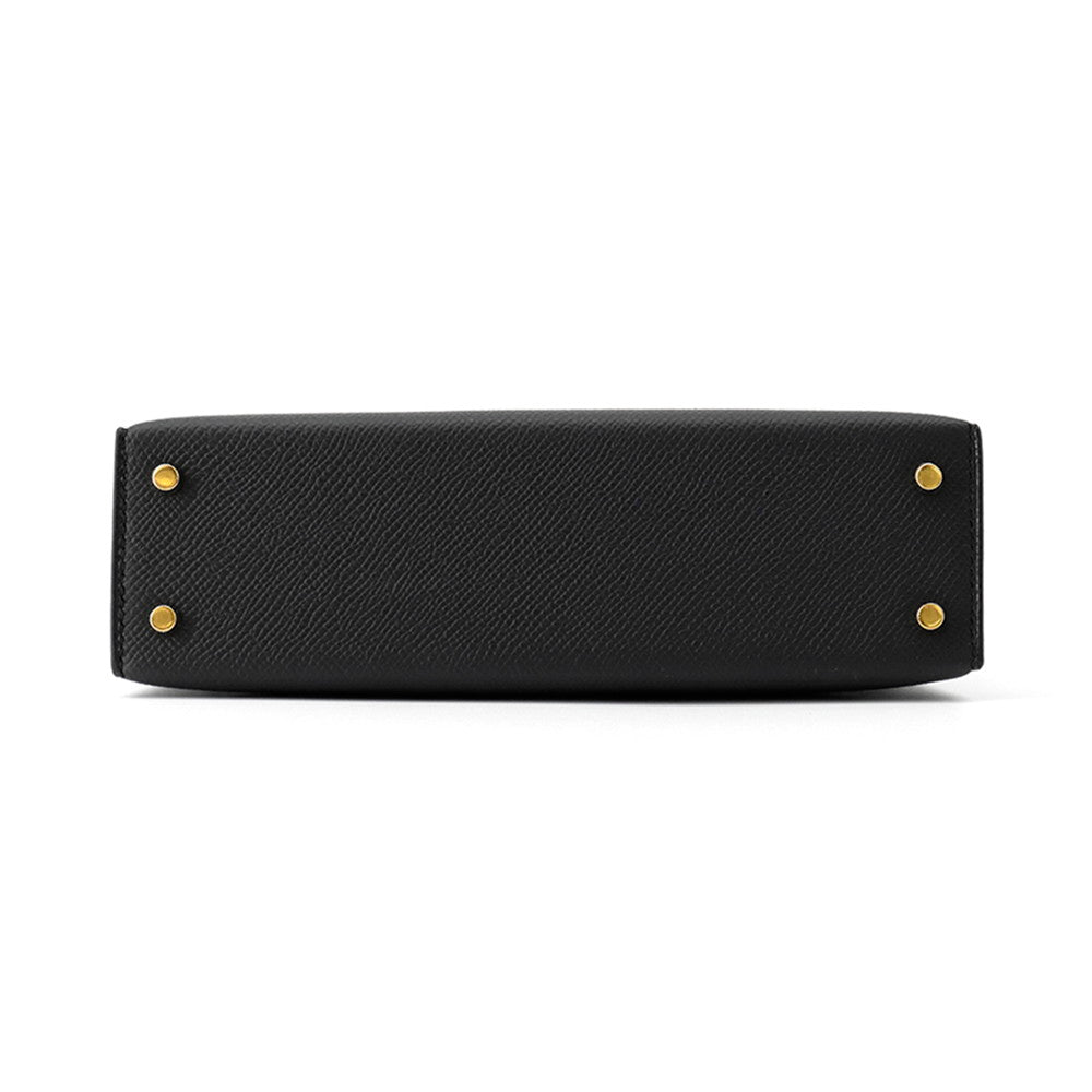 HERMES Mini Kelly 2 Black Epsom