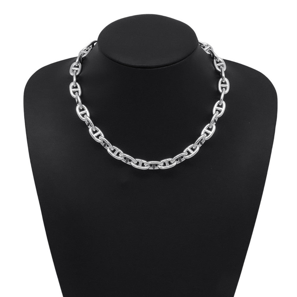 HERMES Chaine d'Ancre Necklace 36 pieces Size MM SV925