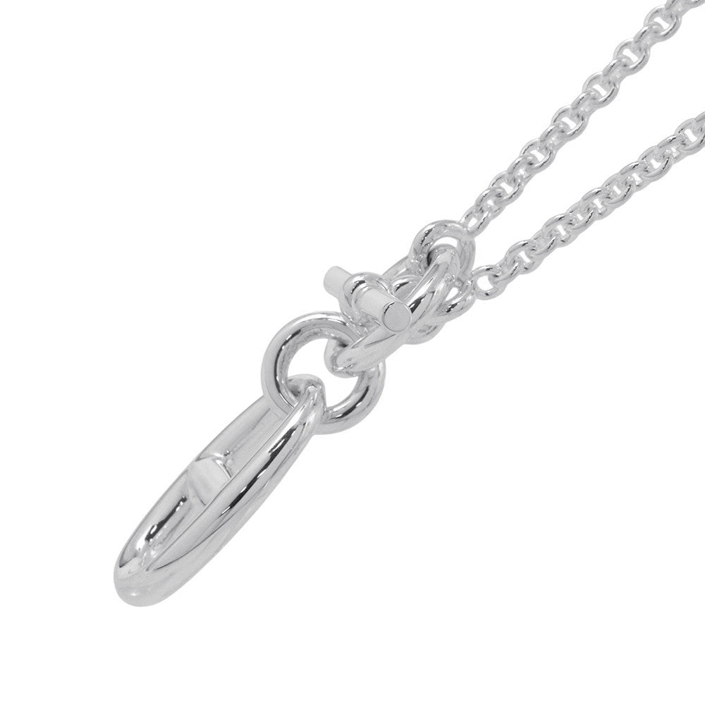 HERMES Amulette Chaine d'Ancre Necklace SV925