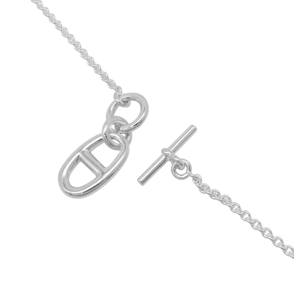 HERMES Amulette Chaine d'Ancre Necklace SV925