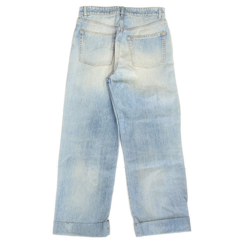 CHANEL Water Repellent Coated Denim Size 36 Light BlueP78309 V70488 Cotton 100%