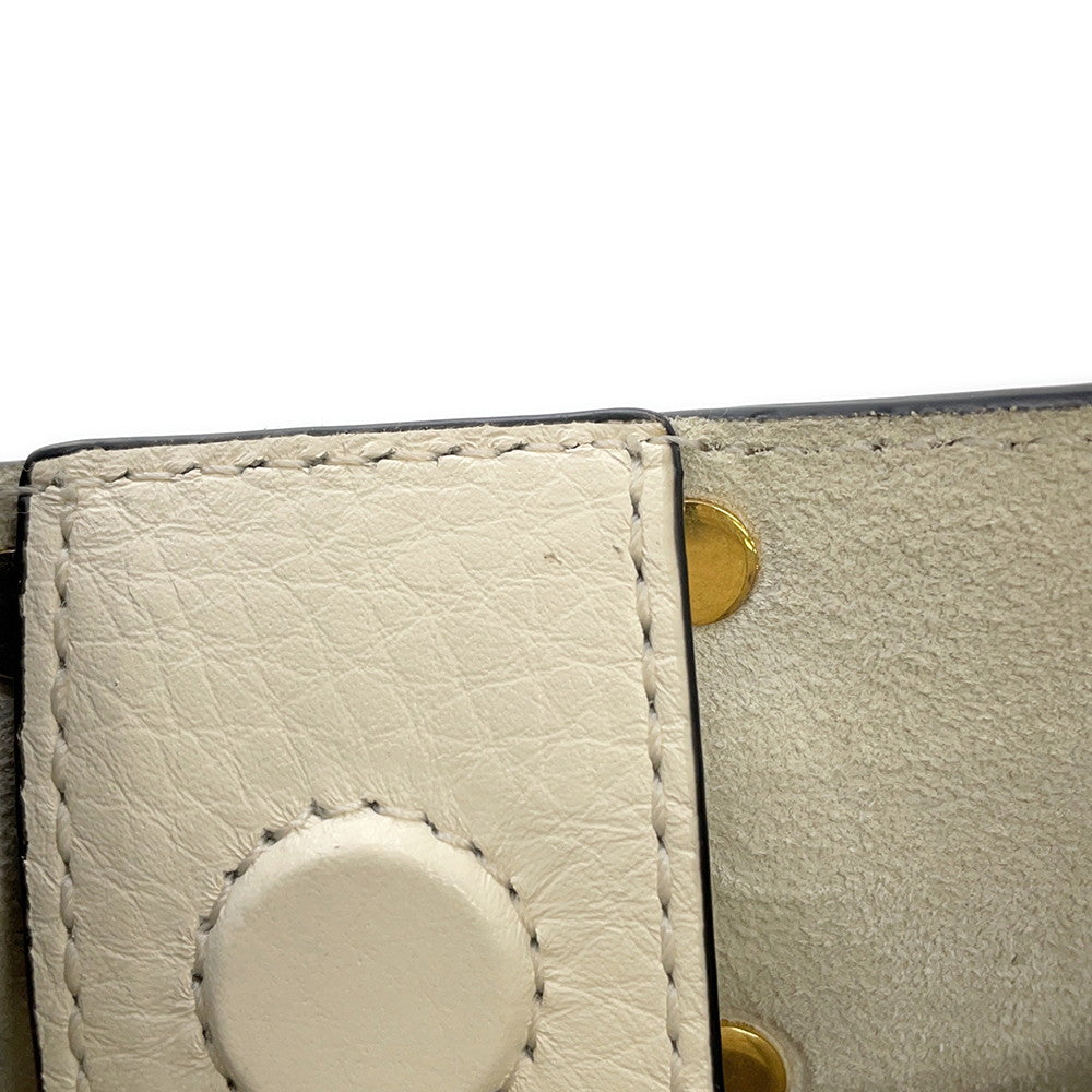 Valentino Garavani All Time 2WAY Handbag Ivory5W2B0Q26IMZ Grained Calf Leather Size Small