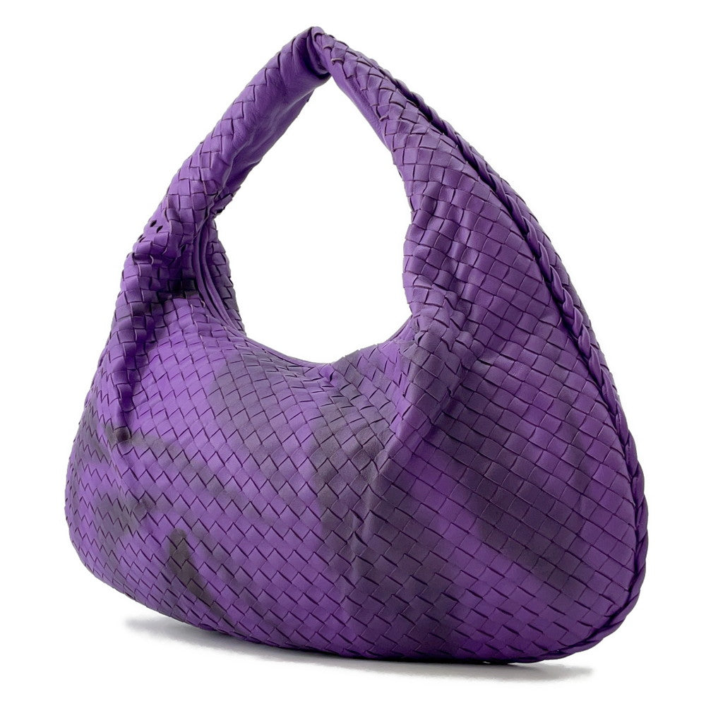Bottega Veneta INTRECCIATO Hobo Bag Purple367639 Leather