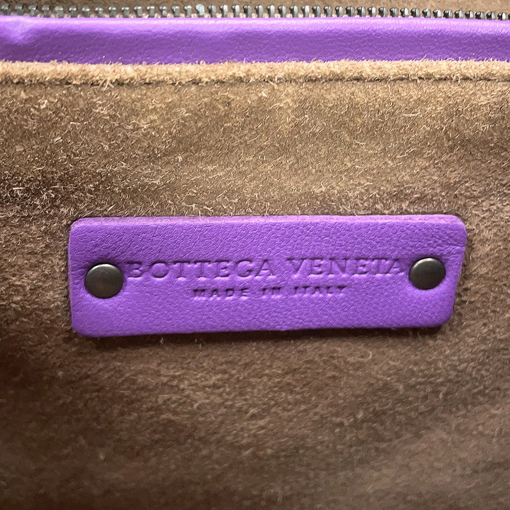 Bottega Veneta INTRECCIATO Hobo Bag Purple367639 Leather