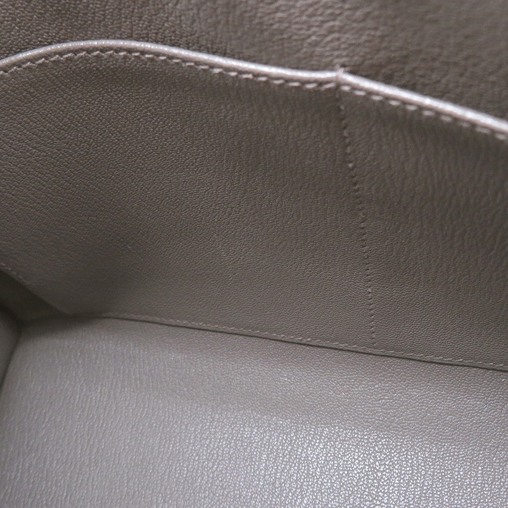 HERMES Kelly Sellier Etain Epsom Size 28