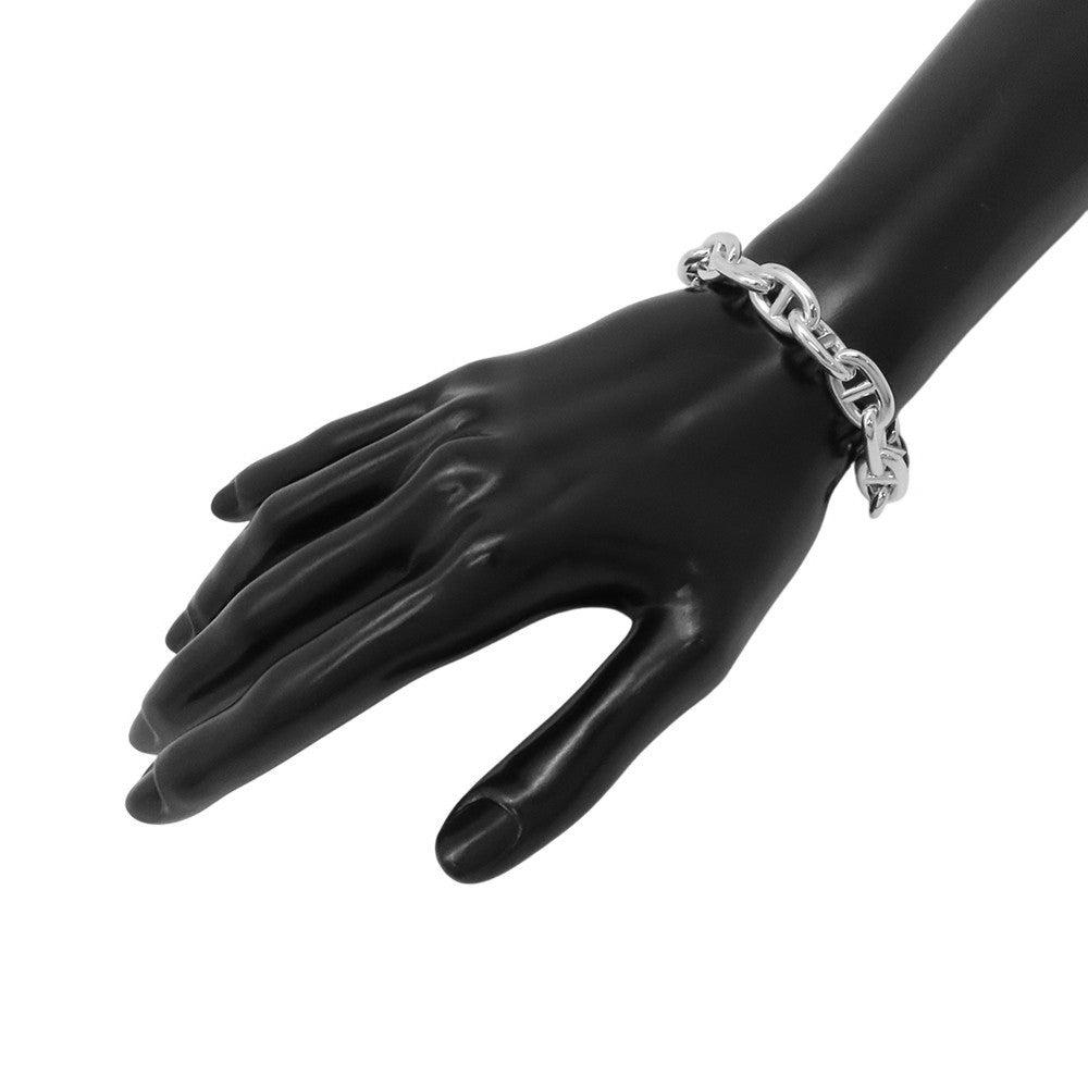 HERMES Chaine d'Ancre Bracelet 18 frames Size MM SV925