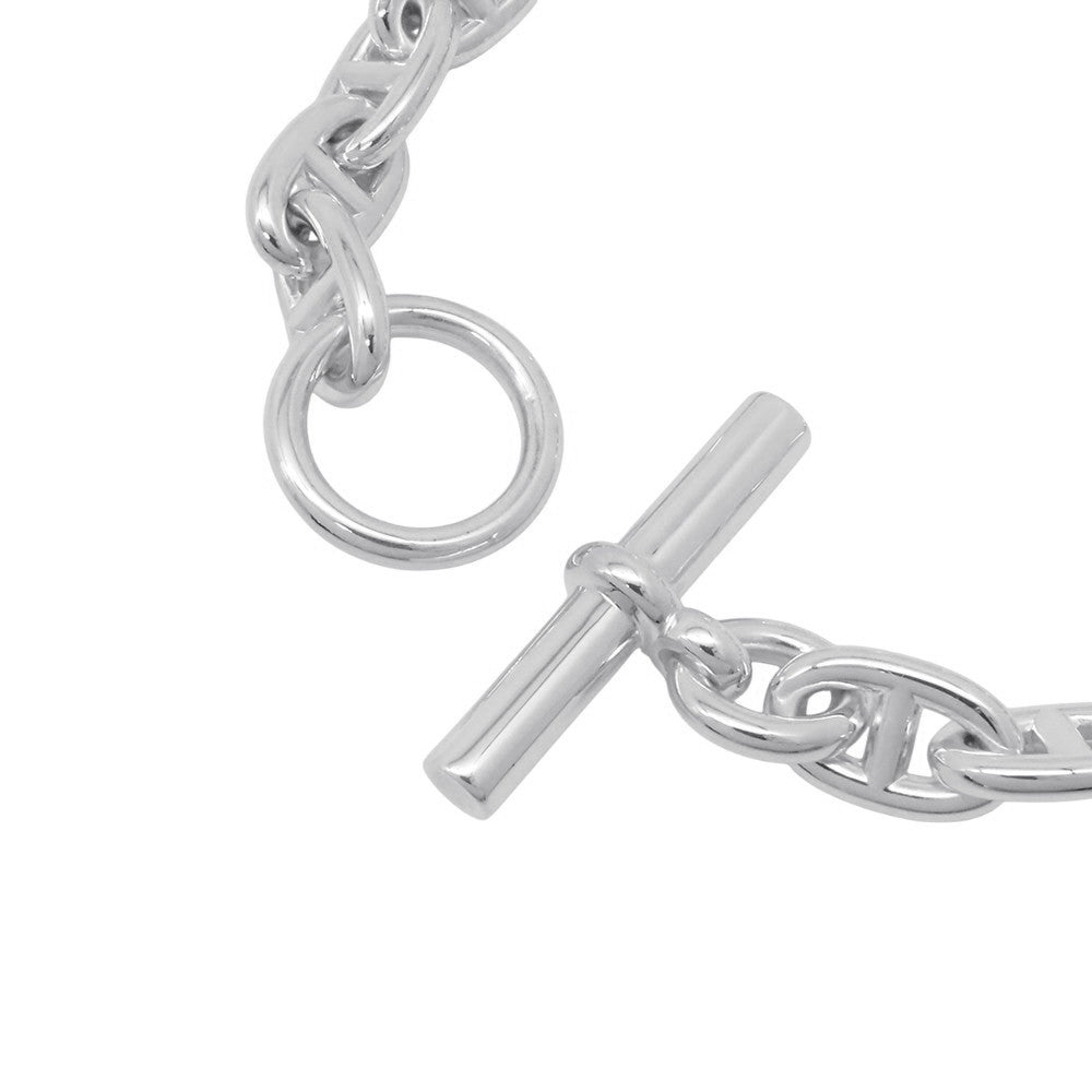 HERMES Chaine d'Ancre Bracelet 18 frames Size MM SV925