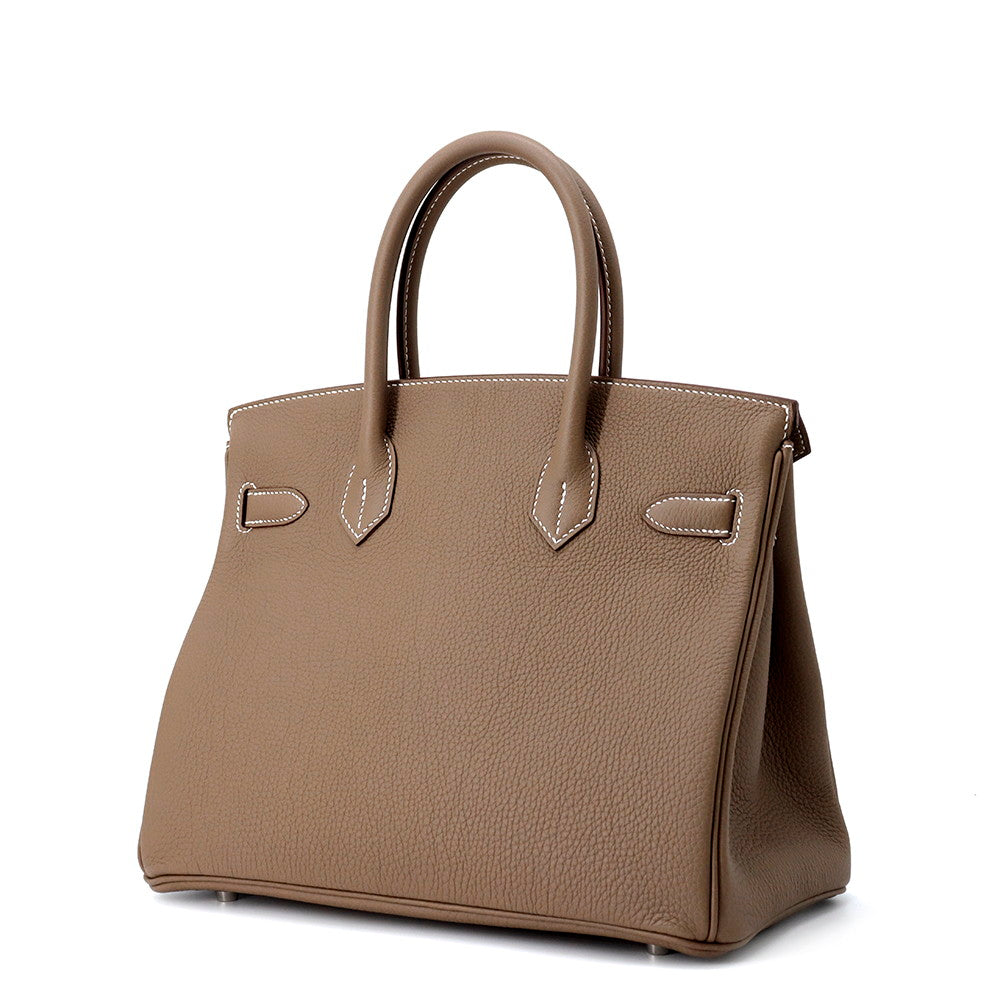 HERMES Birkin Etoupe Togo Leather Size 30