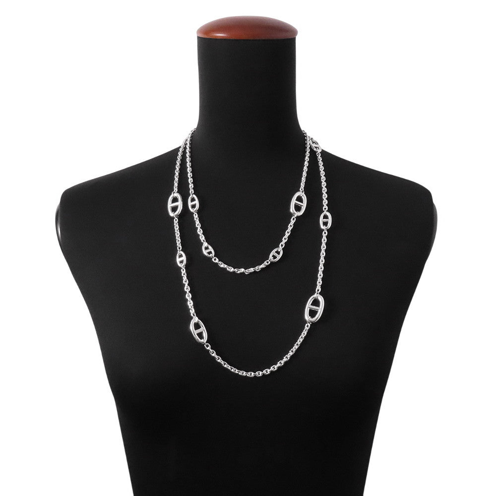 HERMES Farandole Necklace Size 120 SV925