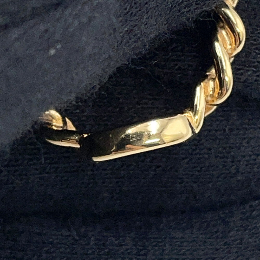 LOUIS VUITTON ID Ring Size M (No. 12) GoldM61095 Metal