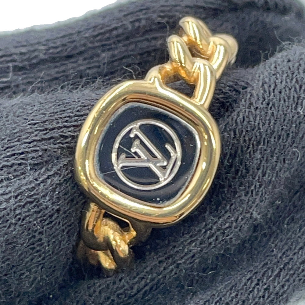 LOUIS VUITTON ID Ring Size M (No. 12) GoldM61095 Metal