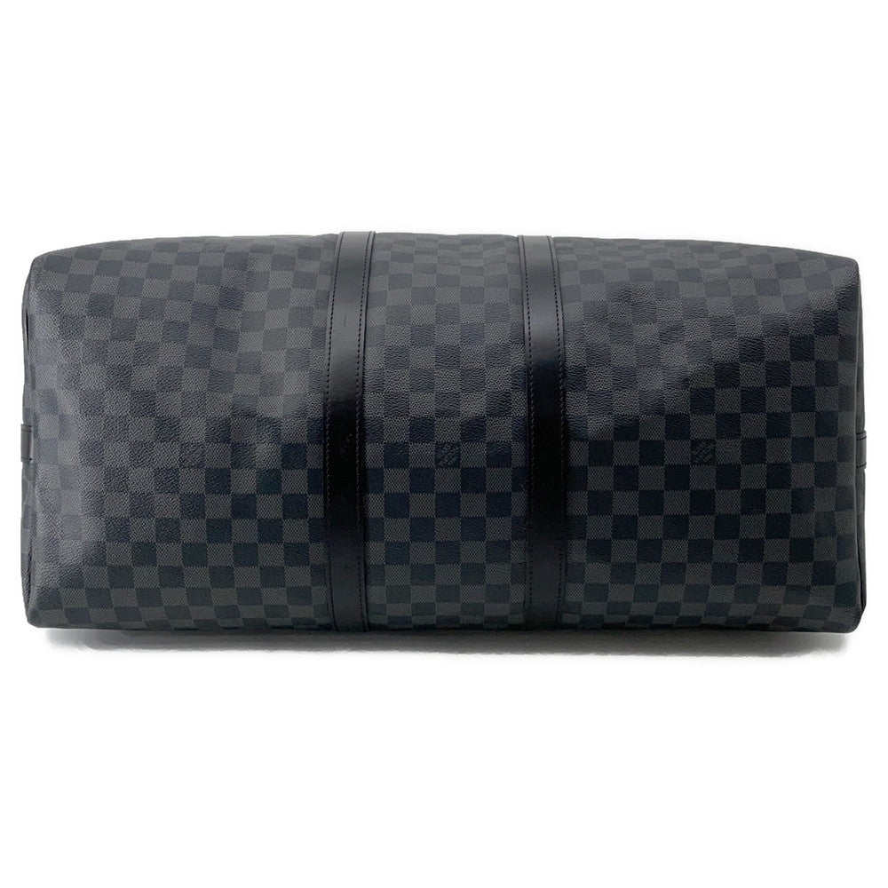 LOUIS VUITTON Keepall Bandouliere NoirN41413 Damier Graphite Size 55