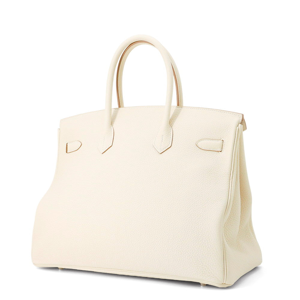 HERMES Birkin Craie Togo Leather Size 35