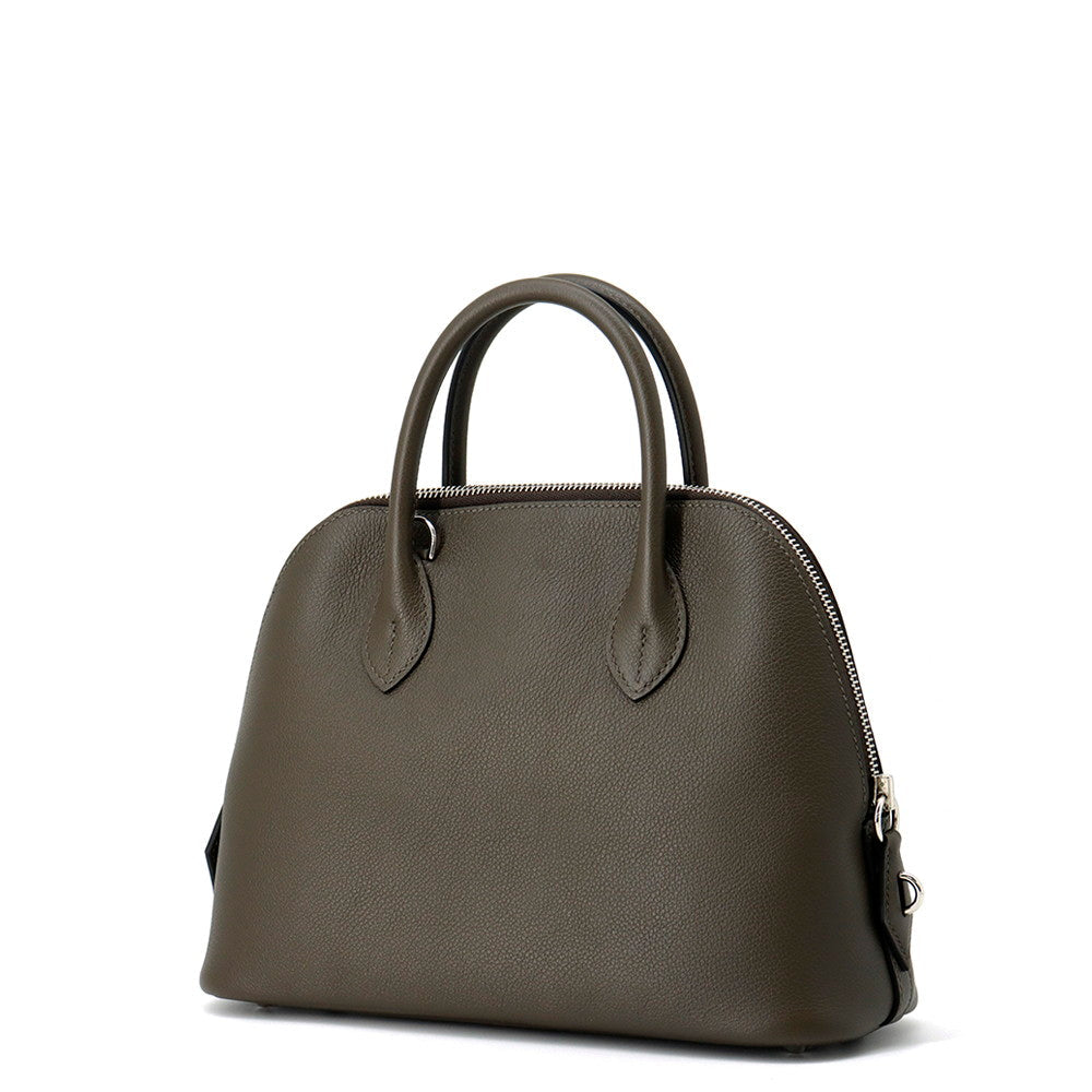 HERMES Bolide 1923 Verso Vert Maki/Sage Evercolor Size 25
