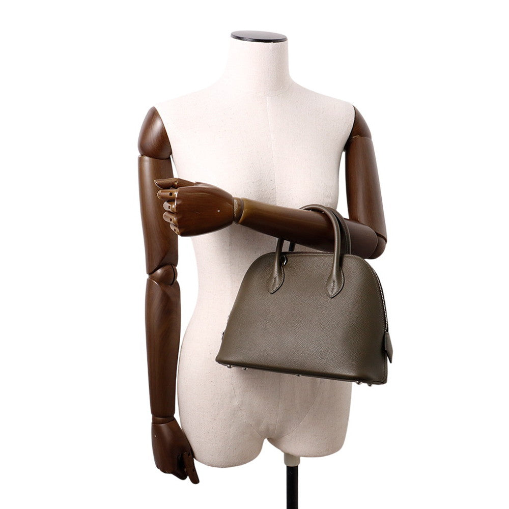 HERMES Bolide 1923 Verso Vert Maki/Sage Evercolor Size 25