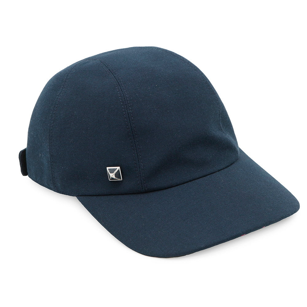 HERMES Cap Size 59 NavyH251057N Cotton100%