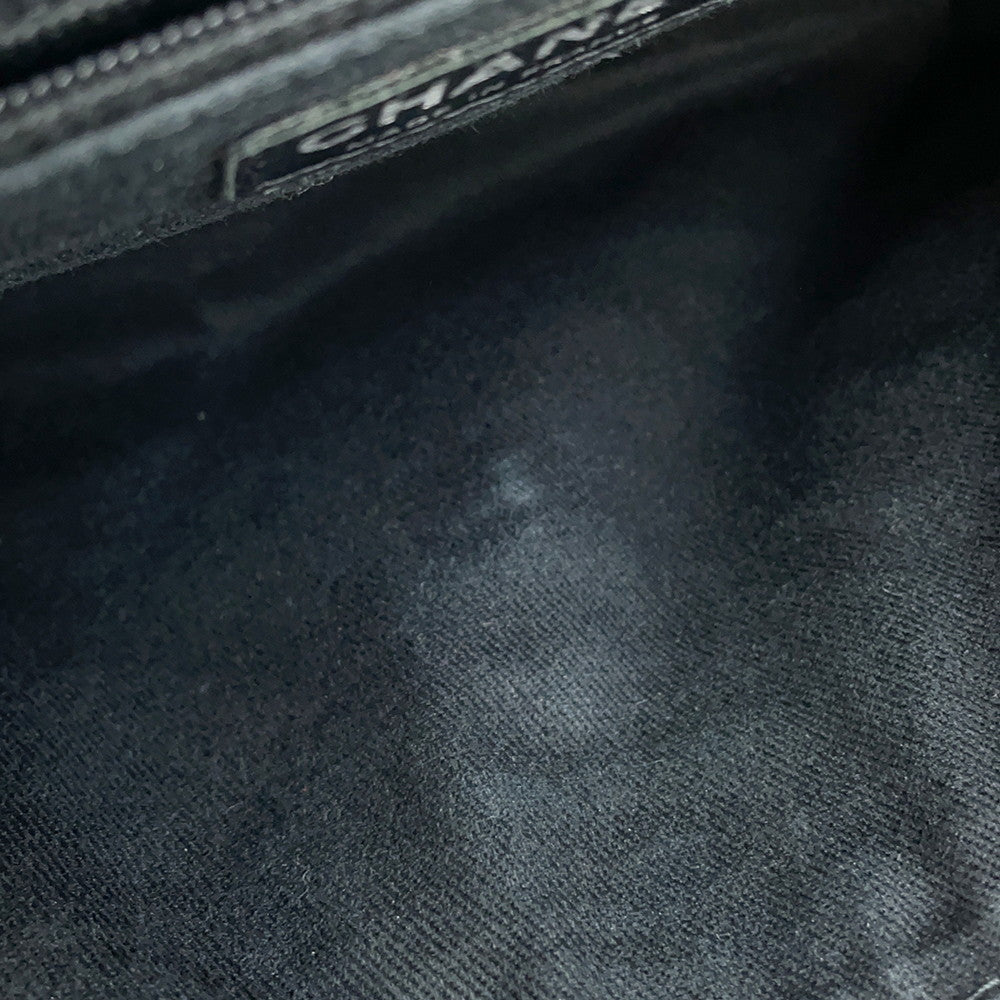 CHANEL Wild Stitch ChainBag Black Caviar Leather