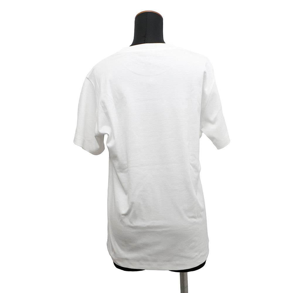 LOUIS VUITTON Glow Signature T-Shirt 2025 Spring/Summer Model Size M White1AHILF Cotton100%