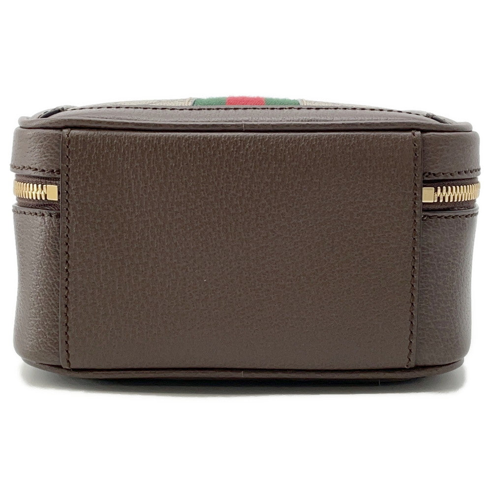 GUCCI GG Supreme Ophidia Handbag Brown772157 GG Supreme Leather