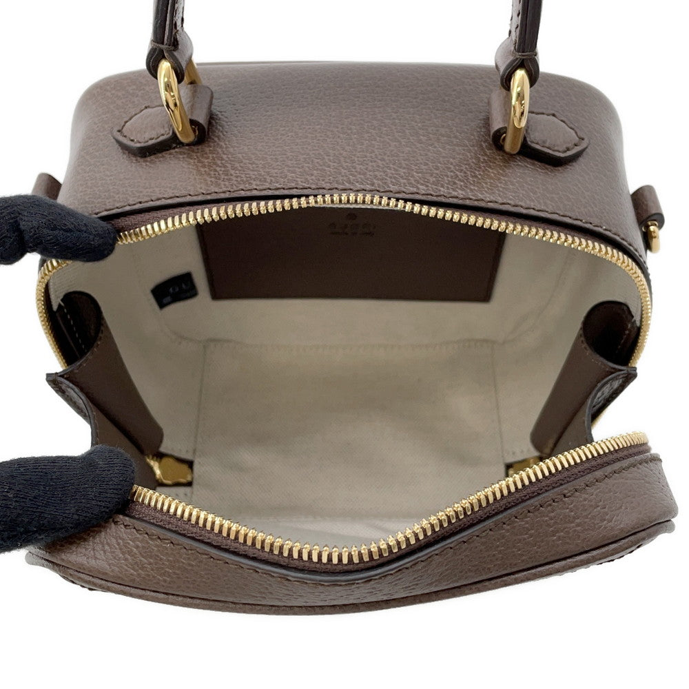 GUCCI GG Supreme Ophidia Handbag Brown772157 GG Supreme Leather