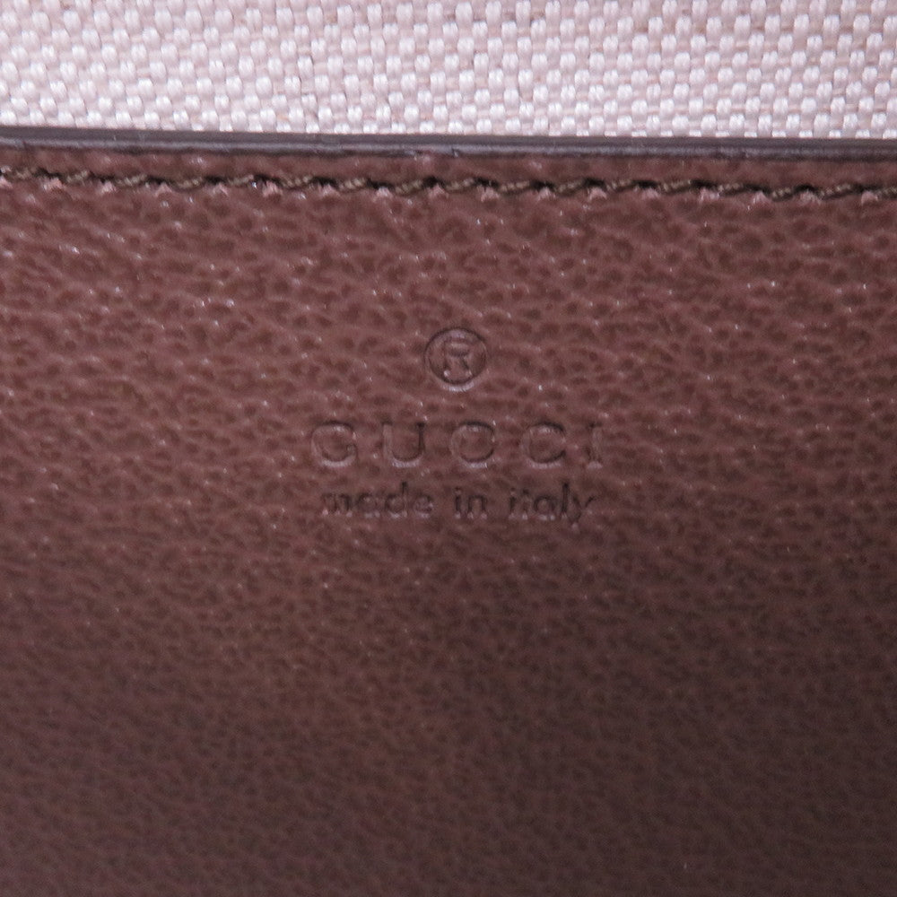 GUCCI GG Supreme Ophidia Handbag Brown772157 GG Supreme Leather