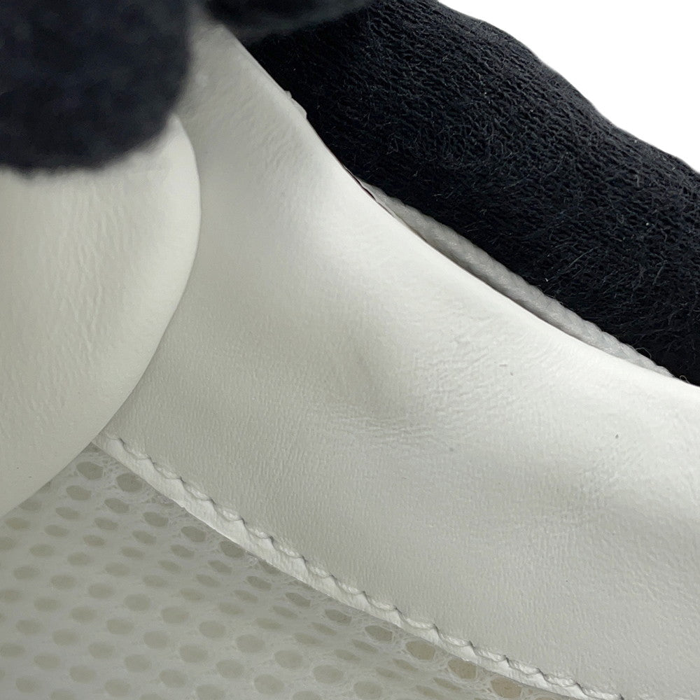 LOUIS VUITTON Run Away・Sneakers White1A4XNO Calf Leather Monogram Size 39 1/2