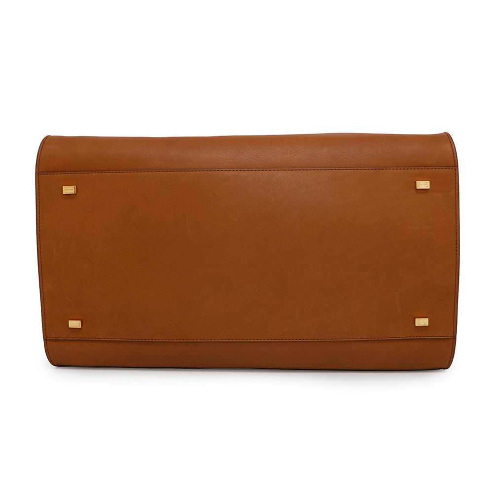 The Row Soft Margaux BrownW1255 Leather Size 15