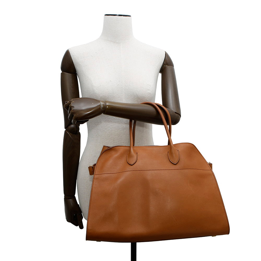 The Row Soft Margaux BrownW1255 Leather Size 15