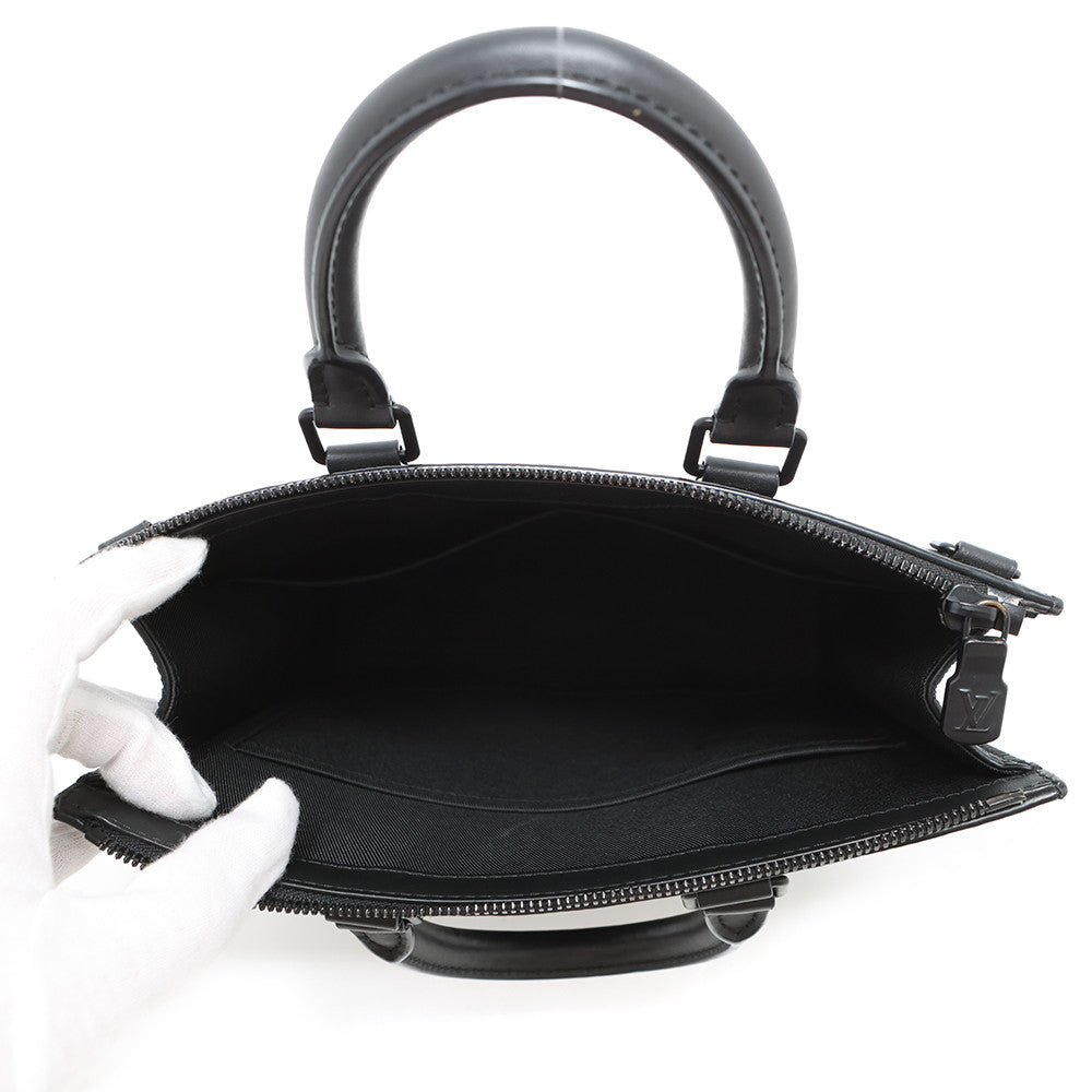 LOUIS VUITTON Sac Plat NoirM21884 Monogram・Taurillon