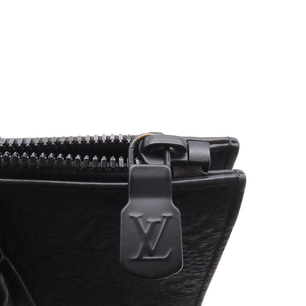 LOUIS VUITTON Sac Plat NoirM21884 Monogram・Taurillon