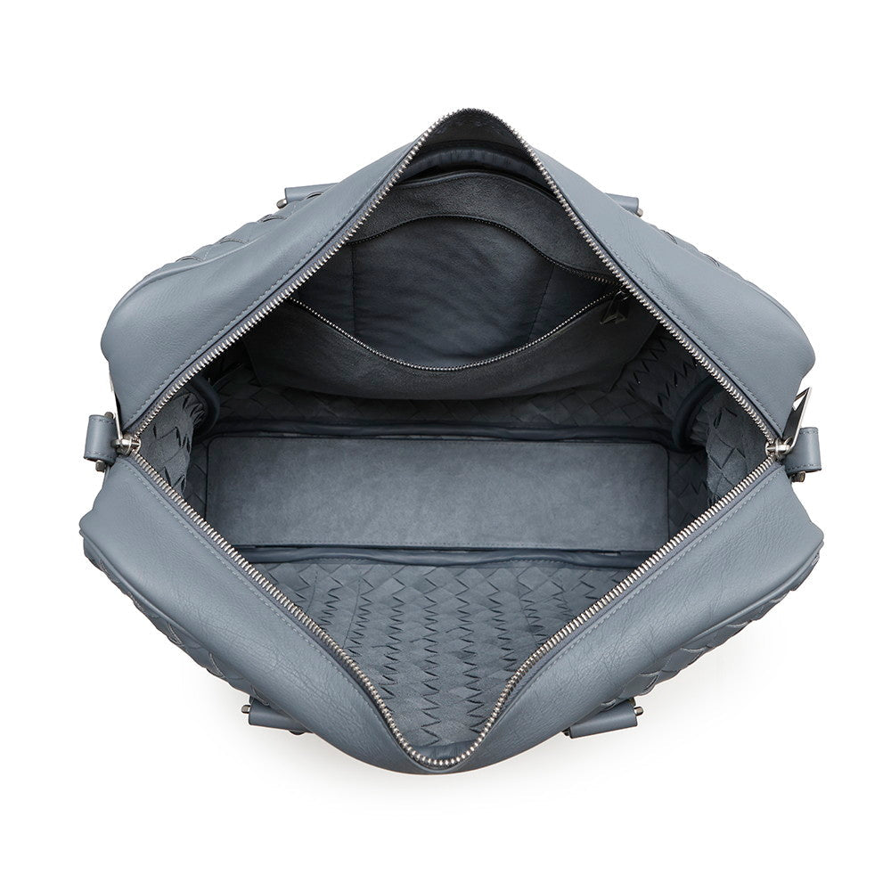 Bottega Veneta INTRECCIATO 2WAY Business Bag Gray Leather