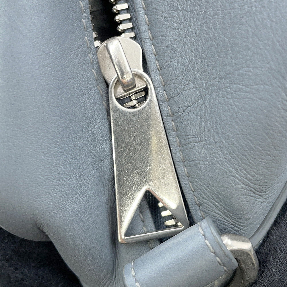 Bottega Veneta INTRECCIATO 2WAY Business Bag Gray Leather