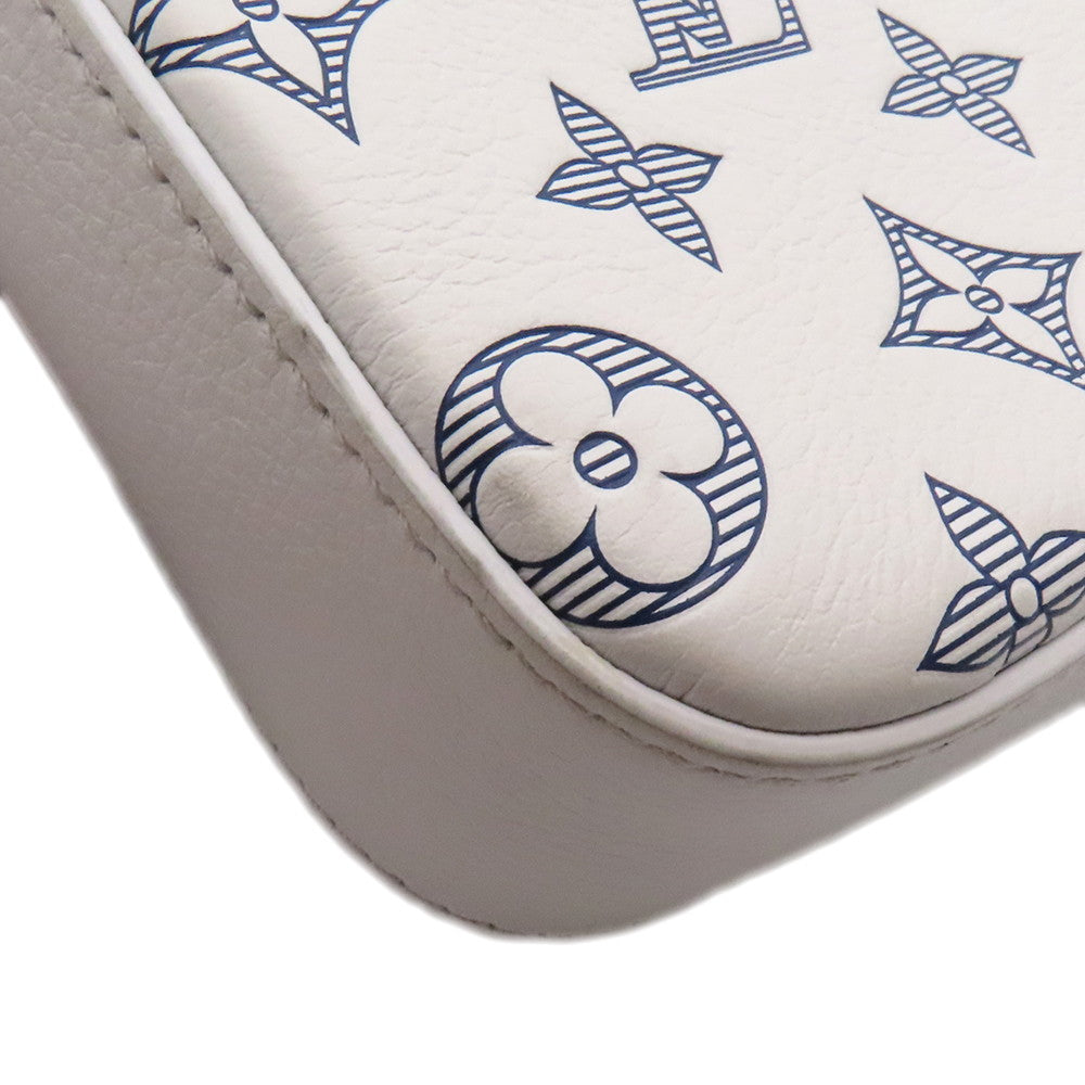 LOUIS VUITTON Trio Messenger WhiteM24754 Monogram Shadow