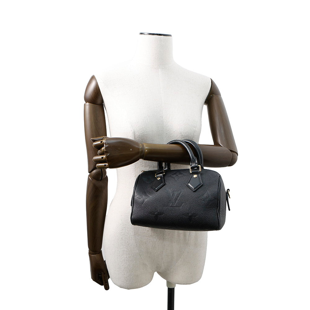 LOUIS VUITTON Speedy Bandouliere NoirM58953 Monogram Empreinte Leather Monogram Giant Size 20