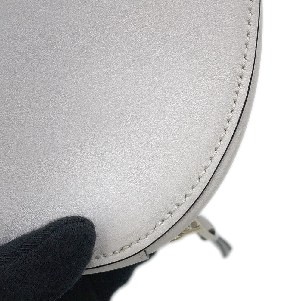 Valentino Garavani VLTN Logo Lock Studded Shoulder Bag WhiteQW2B0C47RCH Leather